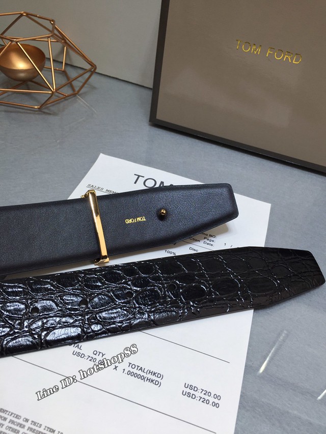 TOM FORD商務男士皮帶 湯姆福特雙面小牛皮腰帶  jjp1874